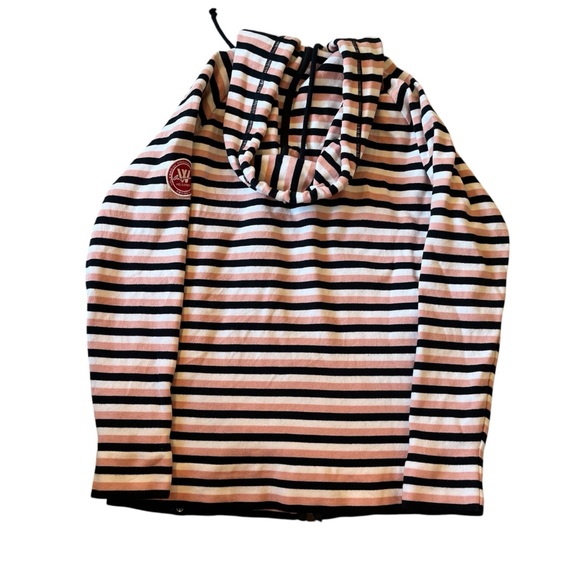 HOLEBROOK SWEDEN Windproof Lined Organic Cotton Full Zip Hoodie Women's Large - Picture 9 of 10